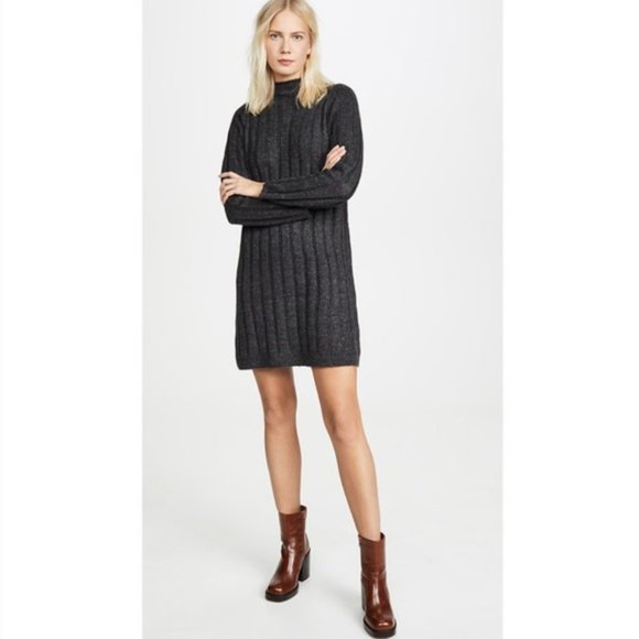 Madewell Dresses & Skirts - NEW Madewell Donegal Rolled Mockneck Sweater Dress XS